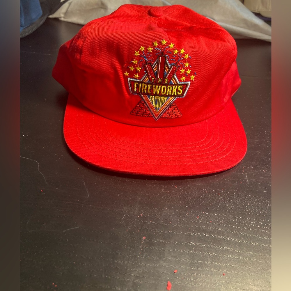 Vintage fireworks factory hat